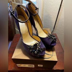 High high purple Enzo heels